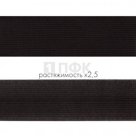 Резинка вязанная 40мм 13.32 гр/м цв черный (рул 40м/уп 320м) Резинка вязанная 40мм 13.32 гр/м цв черный (рул 40м/уп 320м)