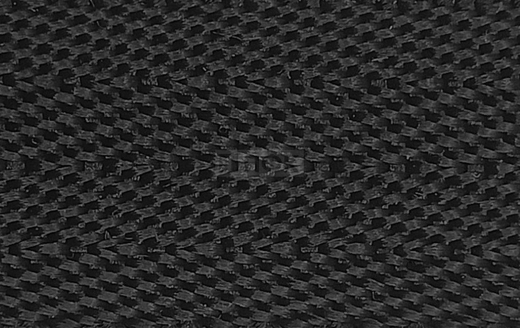 Стропа текстильная (лента ременная) 22мм 10,5 гр/м2 цв 322 черный  (рул 100м/уп 2500м)