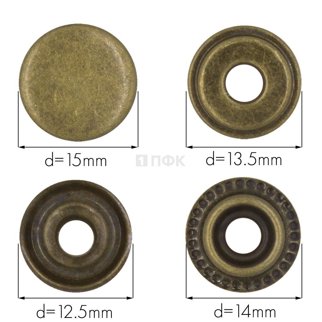 Кнопка для одежды 15мм №61 нерж цв антик (уп 720шт) NEW STAR — ПФКР Кнопка для одежды 15мм №61 нерж цв антик (уп 720шт) NEW STAR