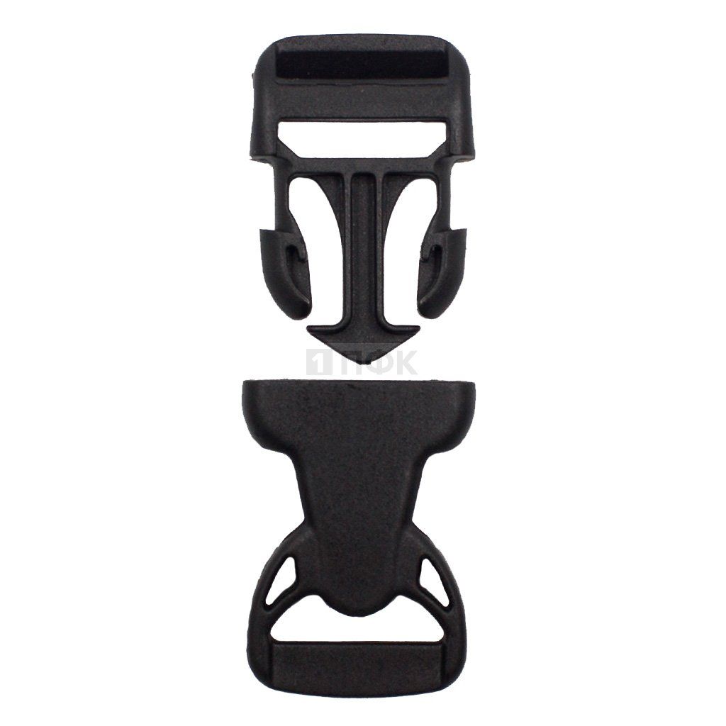 Фастекс НФ-20 (защелка-трезубец) ПФЛ 20мм цв черный (уп 1000шт) — ПФКР Фастекс НФ-20 (защелка-трезубец) ПФЛ 20мм цв черный (уп 1000шт)