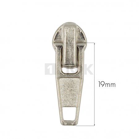 Бегунок для спиральной (витой) молнии тип 3 автомат цв никель (уп 2500шт/25000шт) 1.5гр Бегунок для спиральной (витой) молнии тип 3 автомат цв никель (уп 2500шт/25000шт) 1.5гр