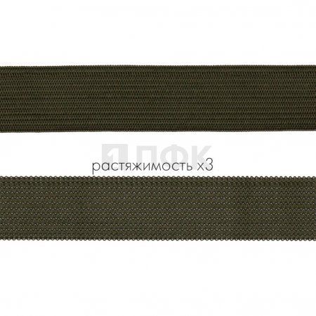 Резинка вязанная 20мм 7.4 гр/м цв хаки (рул 40м/уп 600м) Резинка вязанная 20мм 7.4 гр/м цв хаки (рул 40м/уп 600м)