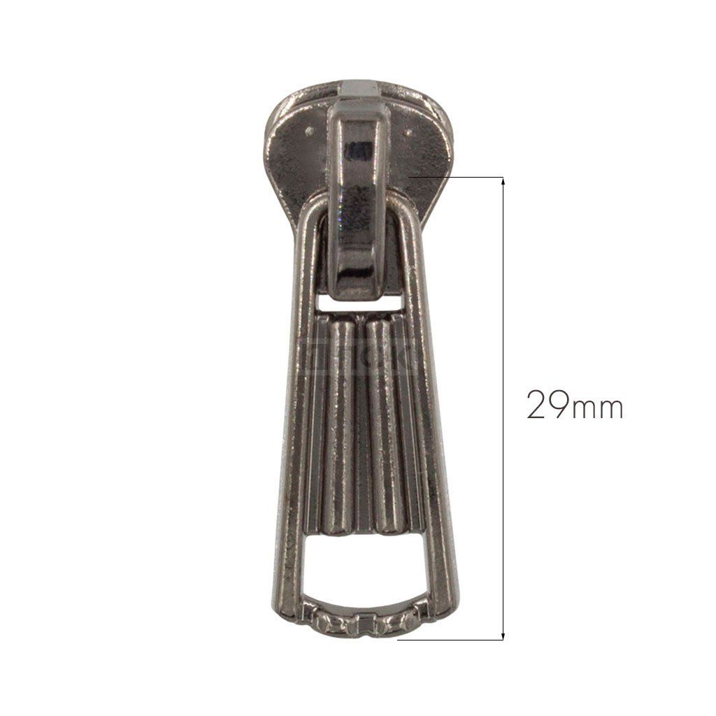 Бегунок трактор тип 5 автомат арт.C6 цв никель черн (уп 500шт/5000шт) — ПФКР Бегунок трактор тип 5 автомат арт.C6 цв никель черн (уп 500шт/5000шт)