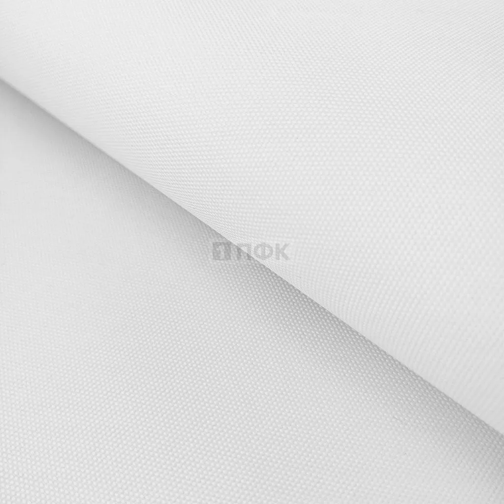 Ткань Oxford 420D PVC 320гр/м2 шир 150см цв 101 белый (рул 100м)