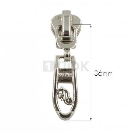 Бегунок трактор тип 5 автомат №3 цв никель (уп 1000шт/5000шт)