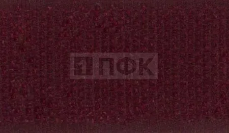Лента контактная пришивная (липучка/велькро) 25мм цв 029 бордо (рул 25м/кор 500м)