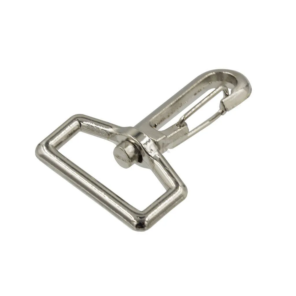 Карабин 25*54мм металл поворотный цв никель (уп 200/2000шт) (A) — ПФКР Карабин 25*54мм металл поворотный цв никель (уп 200/2000шт) (A)