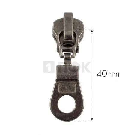 Бегунок металл тип 8 автомат цв никель темн (уп 1000шт/5000шт)